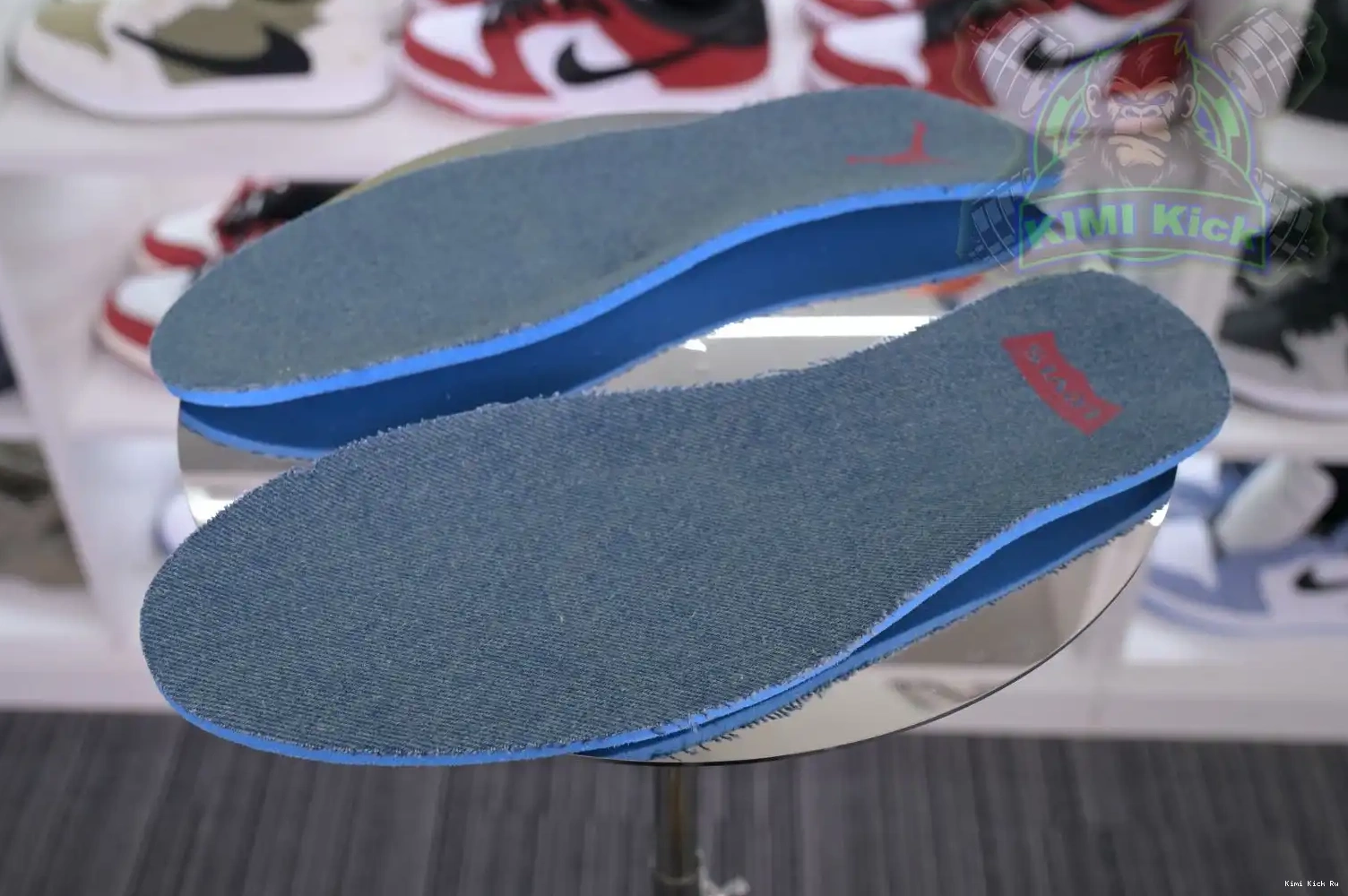 Jordan Air Kimikick Jordan 4 levis denim retro 0725